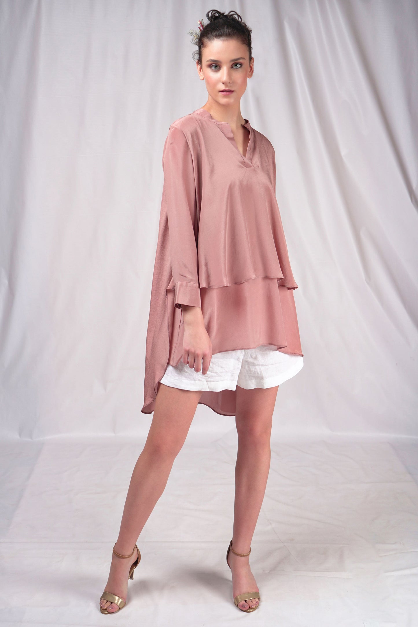 Solid two layered high and low top