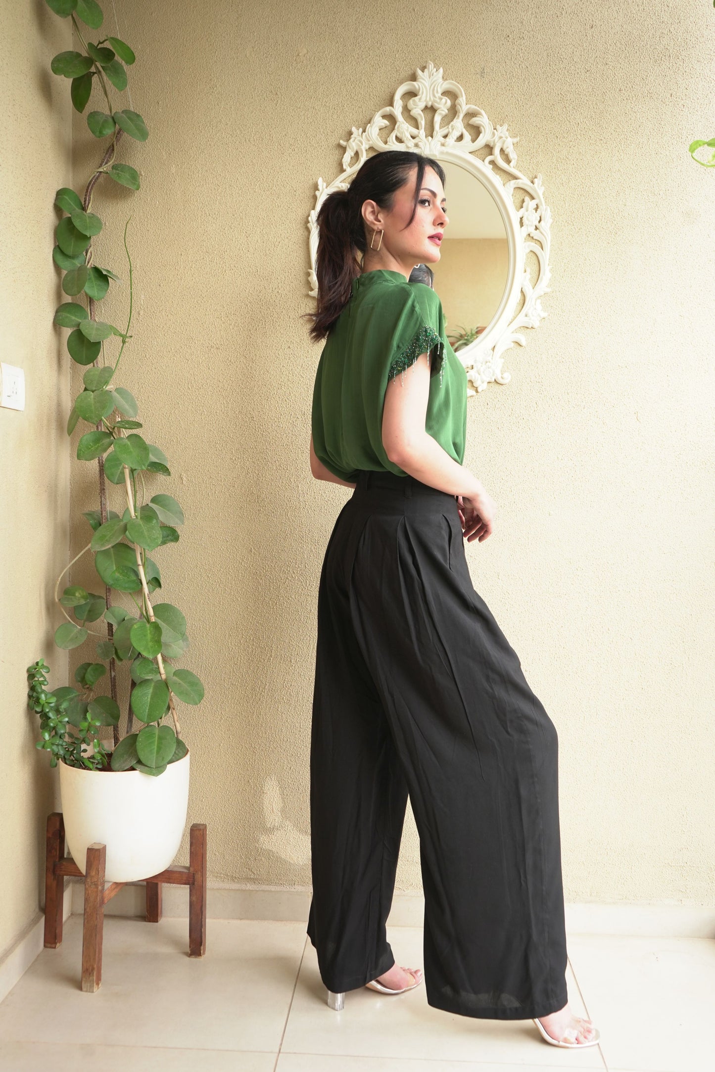 Tara High-Neck Top