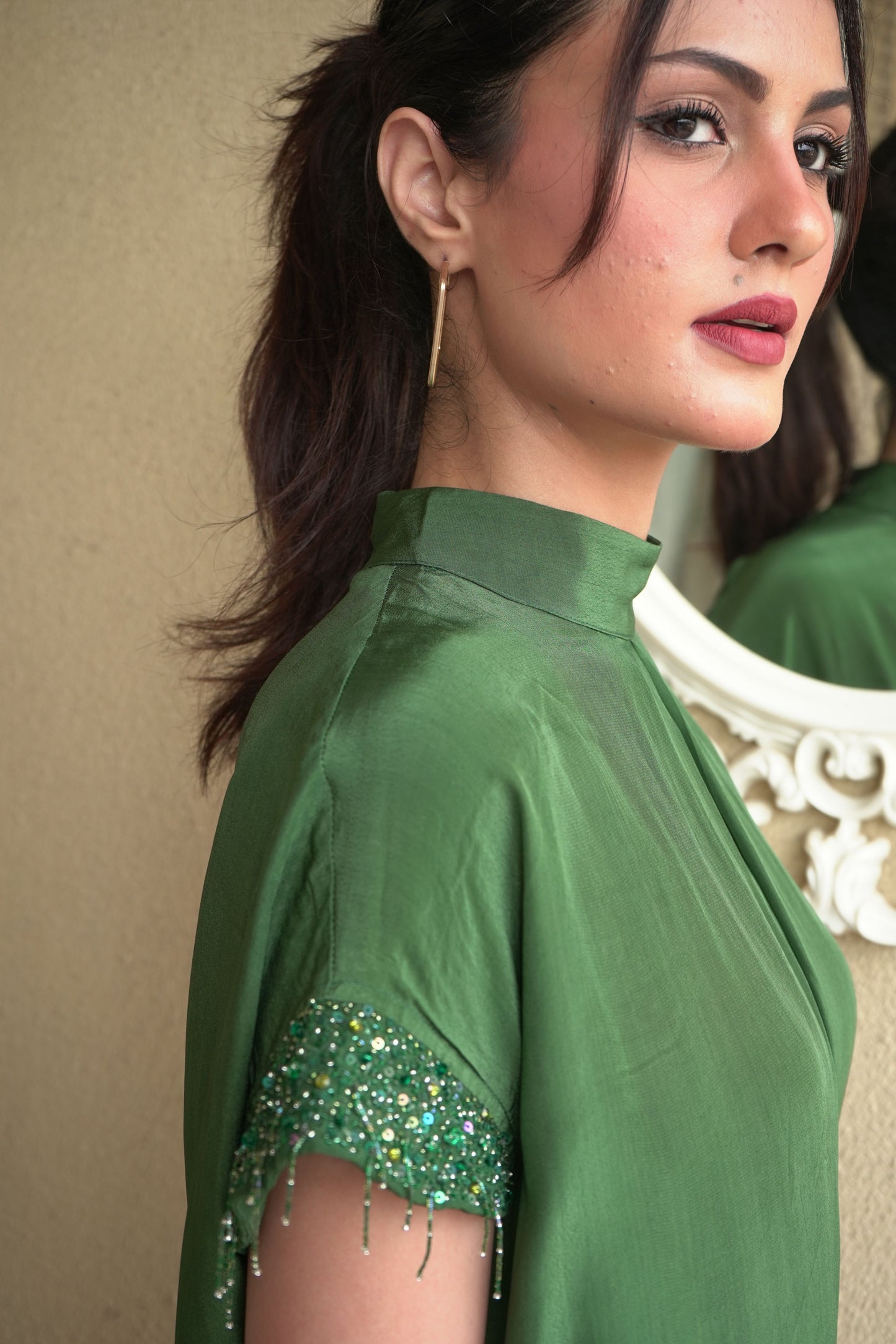 Tara High-Neck Top