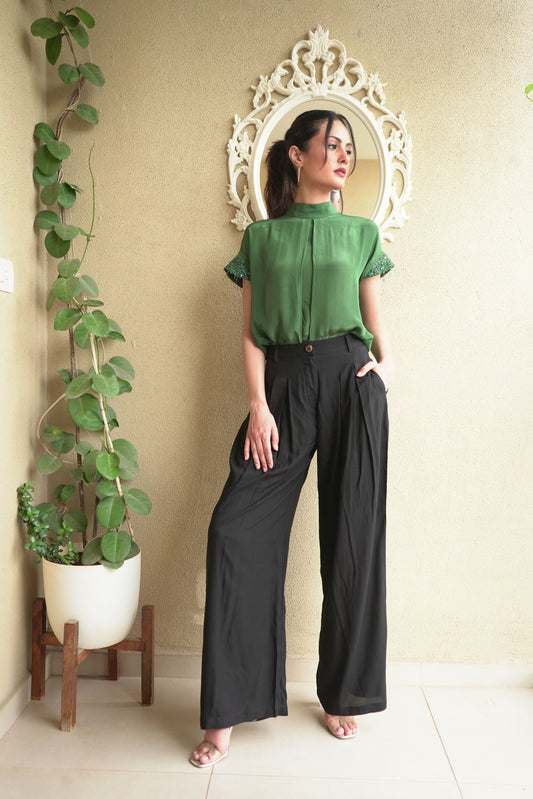 Tara High-Neck Top
