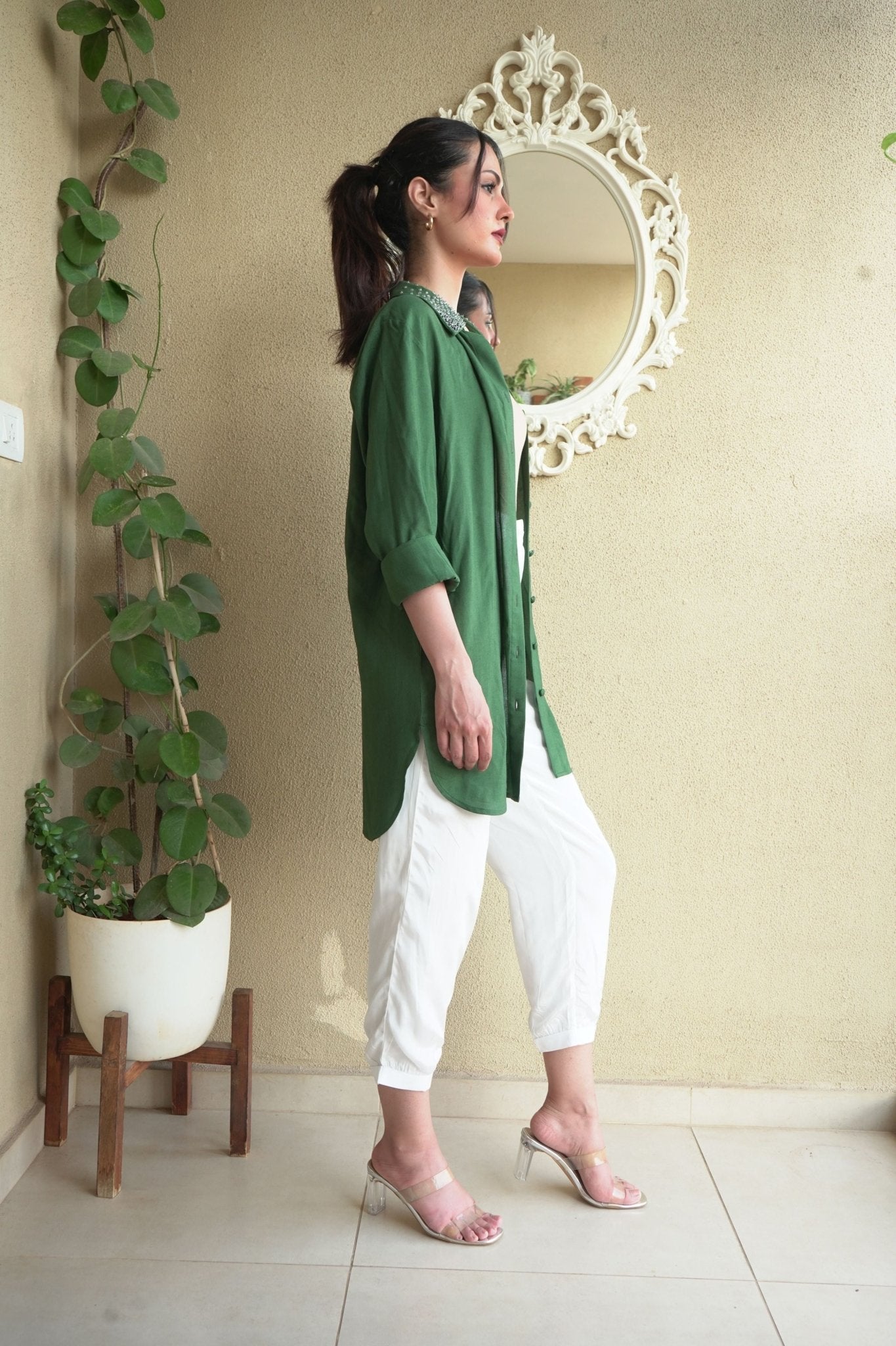 Bianca Bottle Green Set