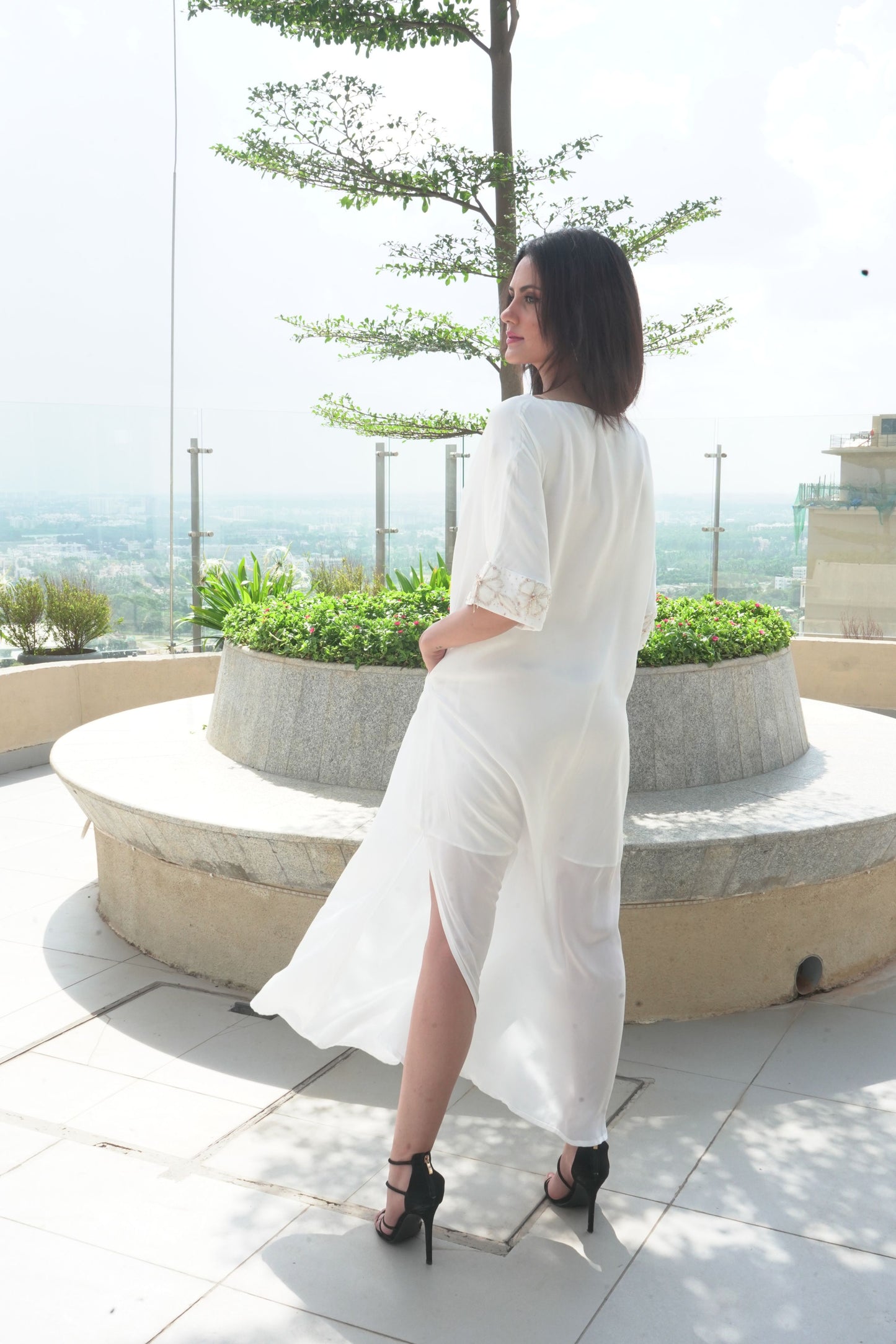 Victoria White Kaftan