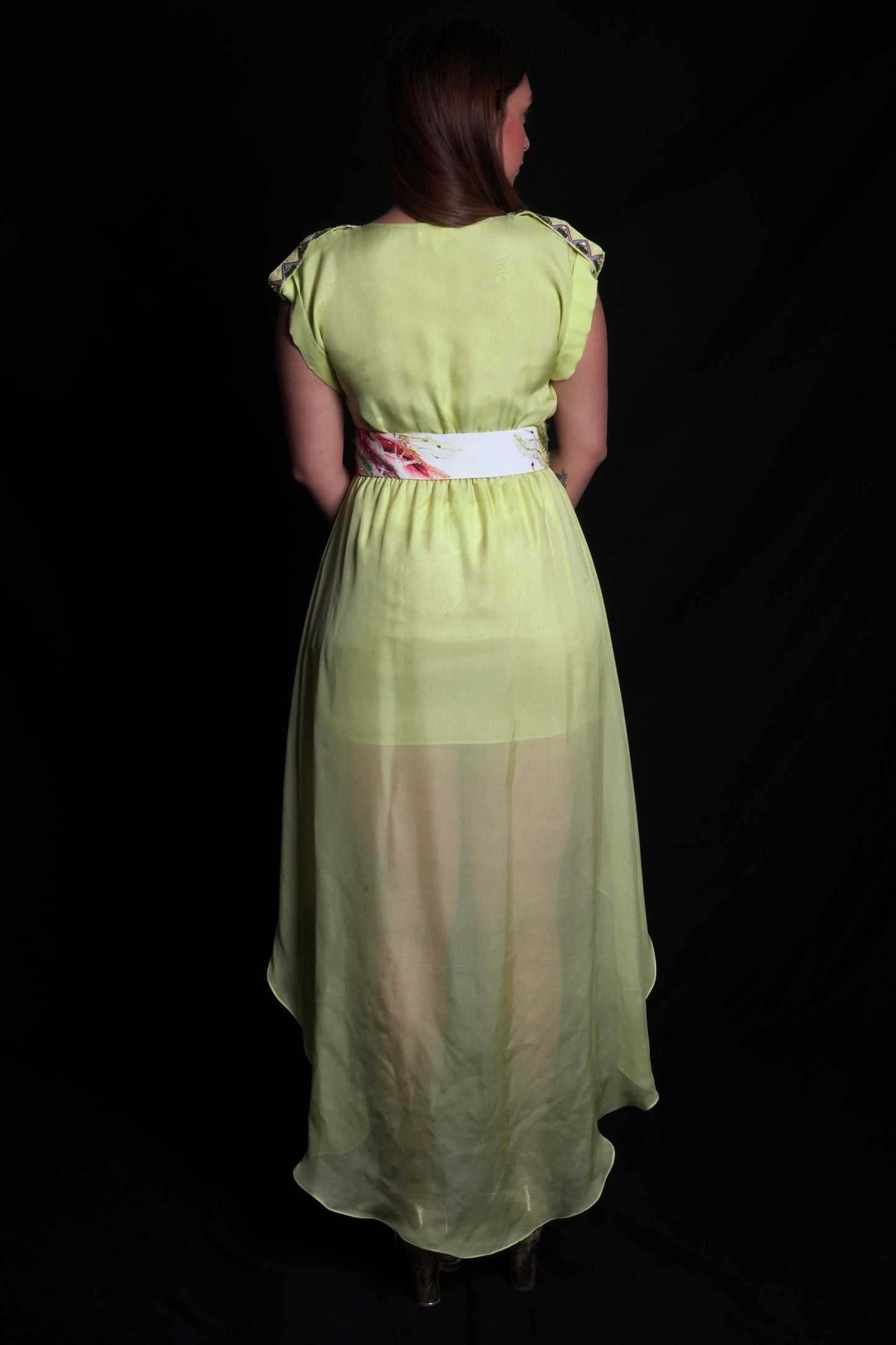 Daiquiri Green Asymmetric Dress