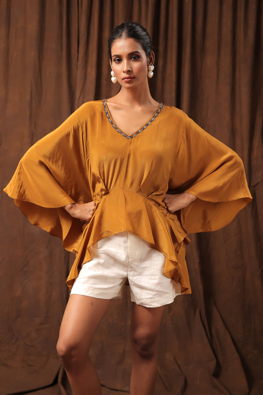 Arela Embroidered Top
